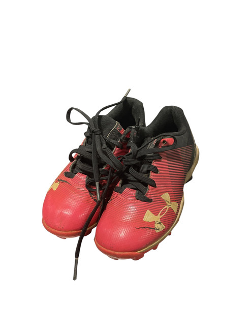 Vist Large View of Product Image Which is Used Under Armour PINK UA BB/SB Cleats Pink Youth 10.0