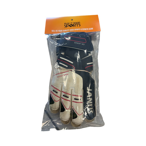 Vist Large View of Product Image Which is GK JANUS Soccer Goalie Gloves White 8