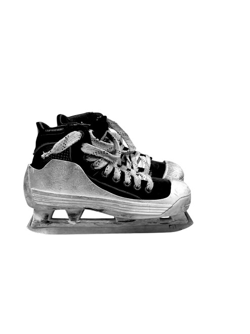 Vist Large View of Product Image Which is Used Bauer SUPREME ONE 75 Senior Goalie Skate Black Senior 5