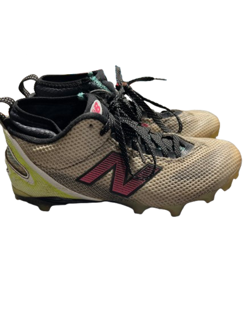 Vist Large View of Product Image Which is Used New Balance LAX Cleats Mens Black Senior 8