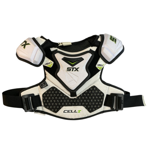 Vist Large View of Product Image Which is Used STX CELL V Lacrosse Shoulder Pads None MD
