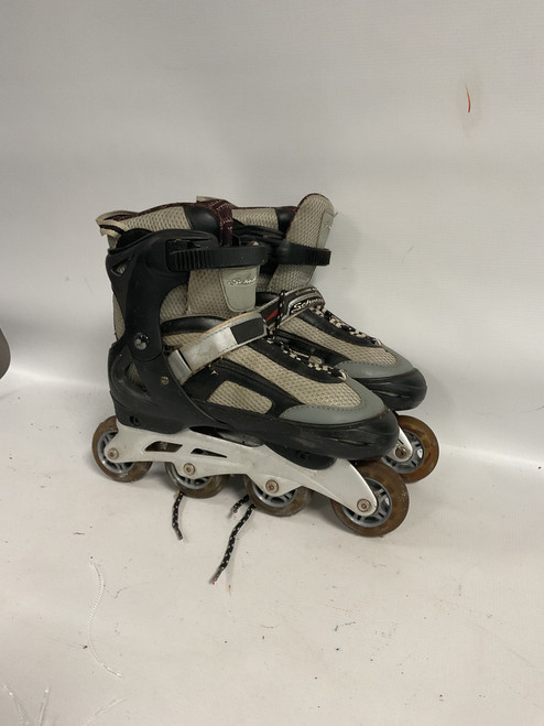 Vist Large View of Product Image Which is Used Schwinn CHALLENGE SERIES Senior Rec Fitness Skates Grey Senior 8