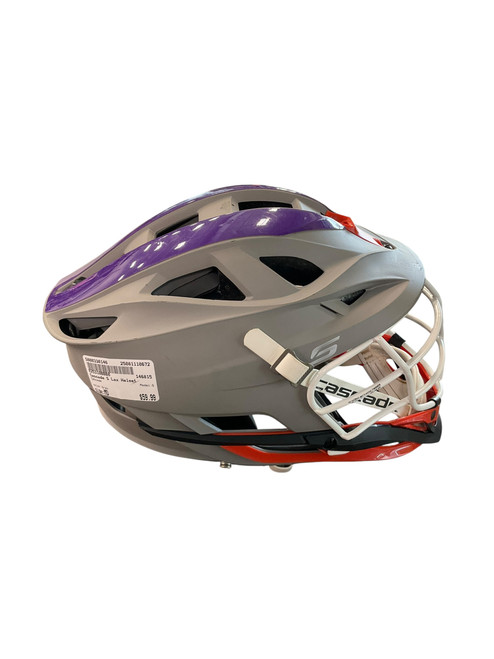 Vist Large View of Product Image Which is Used Cascade S Lacrosse Helmet Grey MD