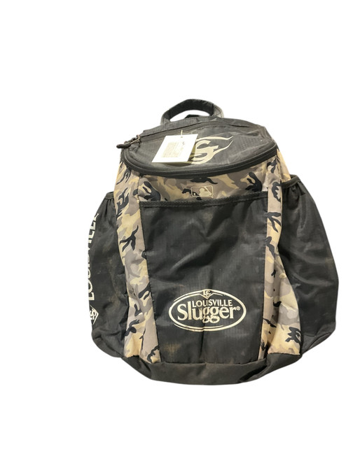 Vist Large View of Product Image Which is Used Louisville Slugger BLK/WHT BAG BB/SB Player Carry Bag Black