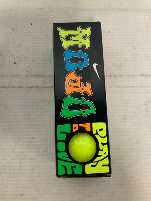 Vist Large View of Product Image Which is Used Nike MOJO 3 Ball - Golf Ball Sleeve Optic Yellow 11823-S000033450