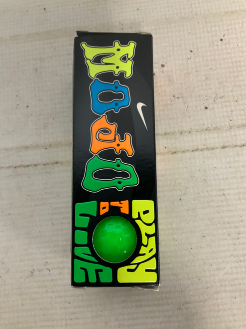 Vist Large View of Product Image Which is Used Nike MOJO 3 Ball - Golf Ball Sleeve Neon Green