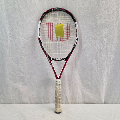 Vist Large View of Product Image Which is Used Wilson NCODE N5 Adult Tennis Racquet Red 4 3/8"