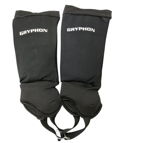 Vist Large View of Product Image Which is Used GRYPHON FH SHINGUARDS SM FH Shin Guards Black 12"