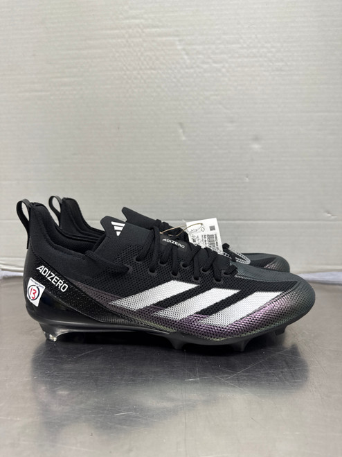 Vist Large View of Product Image Which is New Adidas ADIZERO ELECTRIC+ Adult FB Cleats Black Senior 13