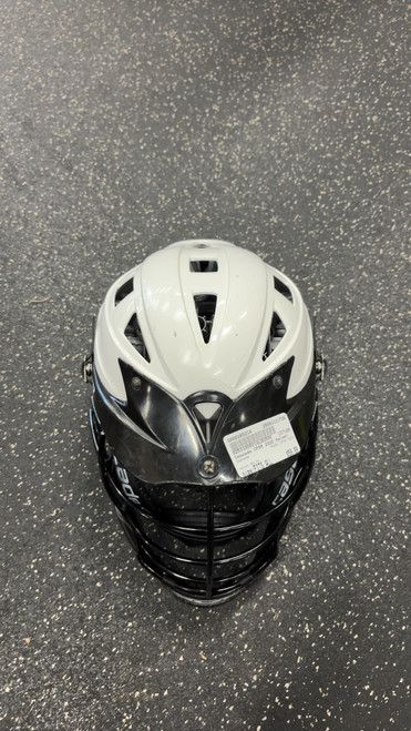 Vist Large View of Product Image Which is Used Cascade CPXR 2020 Lacrosse Helmet White Fits all