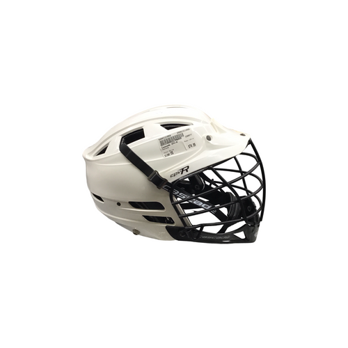 Vist Large View of Product Image Which is Used Cascade CPV-R Lacrosse Helmet White One Size