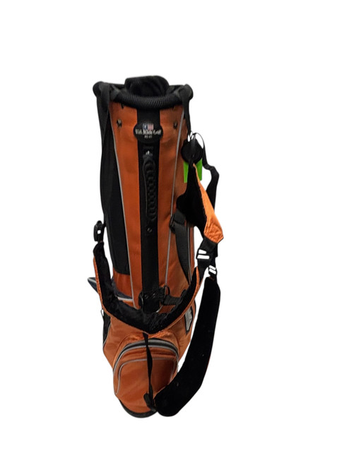 Vist Large View of Product Image Which is Used US Kids TOUR SERIES Teen Golf Stand Bag Orange 60-41 32" w/ Rain Hood