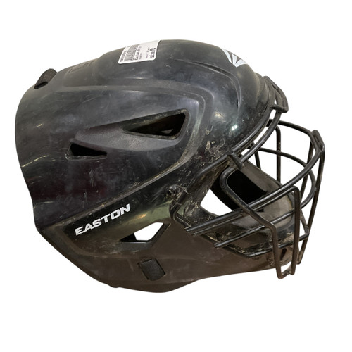 Vist Large View of Product Image Which is Used Easton 61/8 Catchers Helmet w/Mask Black MD