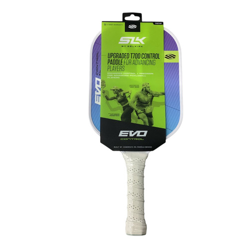 Vist Large View of Product Image Which is Used Selkirk EVO CONTROL Pickleball Racquet Royal Blue