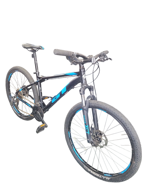 Used GT AGGRESSOR PRO Mountain Bike Mens Black 43-47cm - 17-18" - MD Frame 11708-S000182232 Vist Large View of Product Image Which is Used GT AGGRESSOR PRO Mountain Bike Mens Black 43-47cm - 17-18" - MD Frame