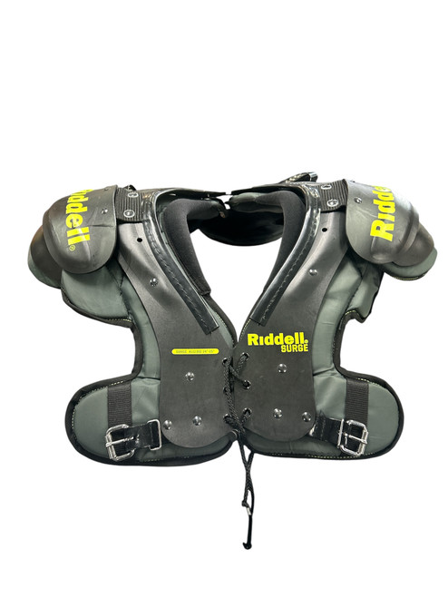 Vist Large View of Product Image Which is Used Riddell SURGE FB Shoulder Pads Black XL