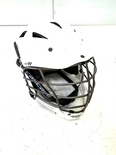 Vist Large View of Product Image Which is Used Cascade CASCADE CPVR Lacrosse Helmet White S/M