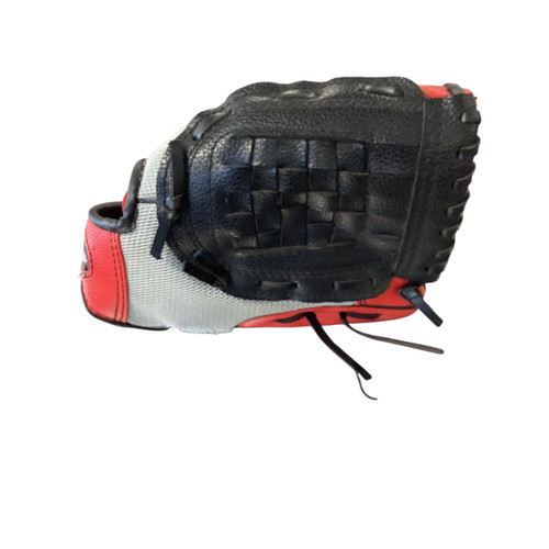Vist Large View of Product Image Which is Used Rawlings PLAYER SERIES BB/SB Glove RH Throw Grey 10"