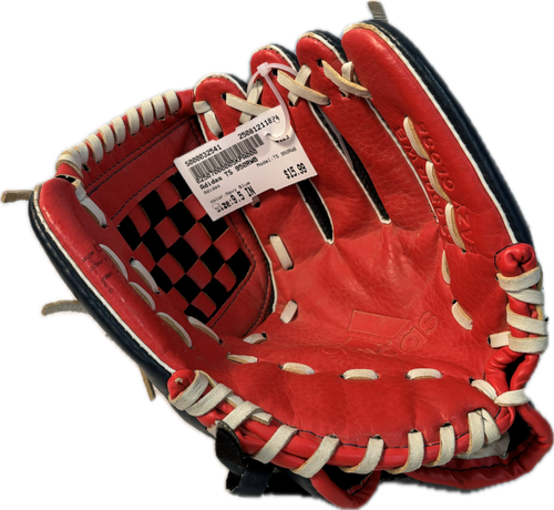 Vist Large View of Product Image Which is Used Adidas TS 950RWB BB/SB Glove RH Throw Navy Blue 9 1/2"