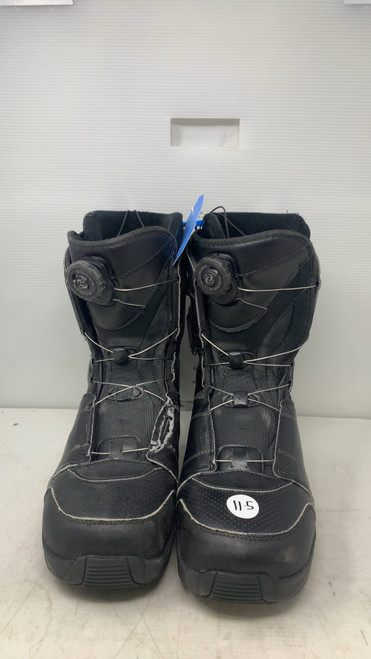 Vist Large View of Product Image Which is Used Salomon BOA Mens Snowboard Boots Black Senior 11.5