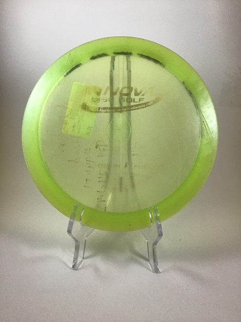 Vist Large View of Product Image Which is Used Innova CHAMPION FIREBIRD Disc Golf Driver Yellow 175g