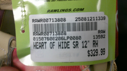 Vist Large View of Product Image Which is New HEART OF HIDE SR 12" RH