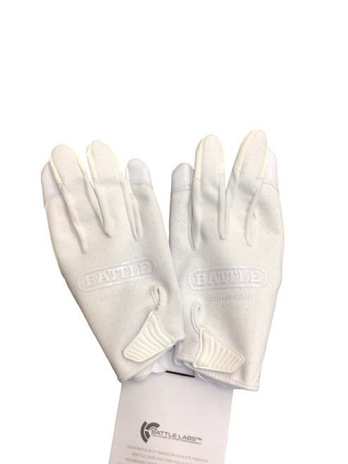 Vist Large View of Product Image Which is New YTH LG WHITE FB GLOVES