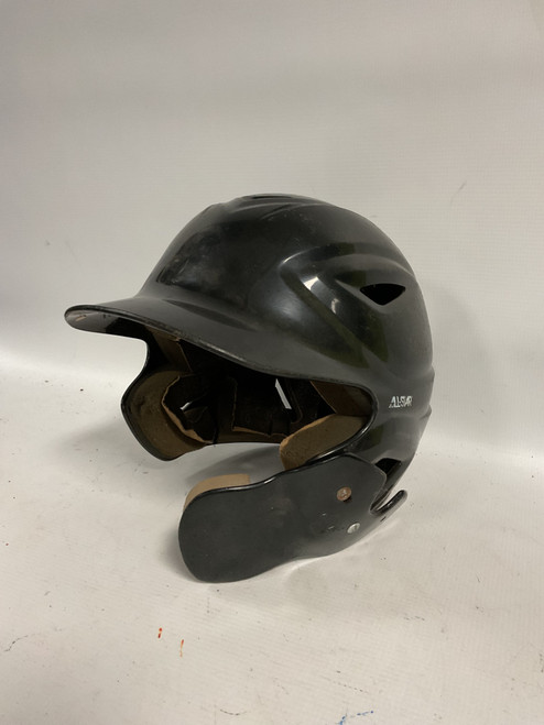 Vist Large View of Product Image Which is Used All-Star HELMET Batting Helmet No Mask Black SM