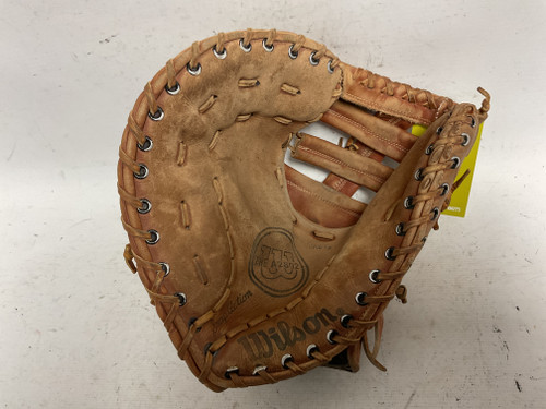 Vist Large View of Product Image Which is Used Wilson THE A2802 Baseball First Base LH Throw Brown 12"