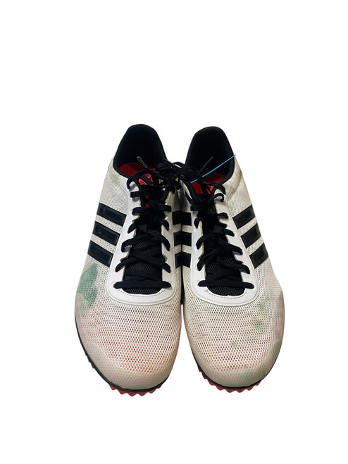 Vist Large View of Product Image Which is Used Adidas Track & Field Cleats Adult White Senior 10
