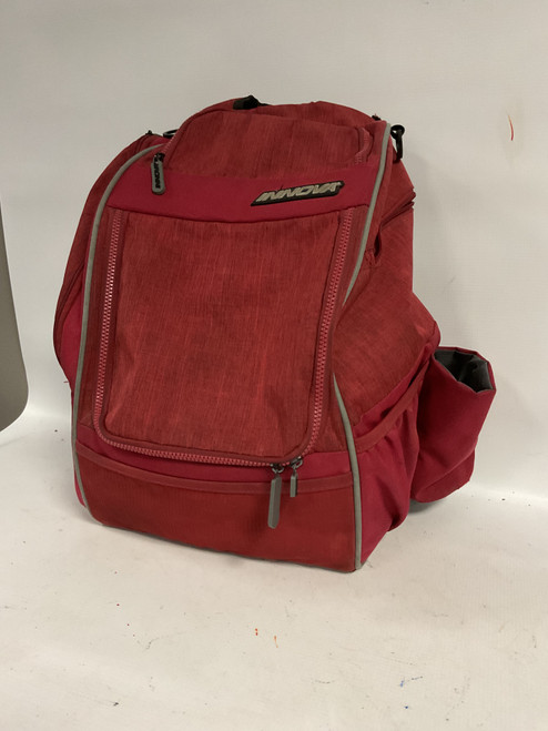 Vist Large View of Product Image Which is Used Innova EXCURSION Disc Golf Backpack Red
