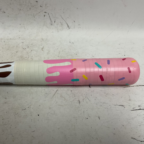 Vist Large View of Product Image Which is Used Ice Cream Wiffle Ball Bat White And Pink