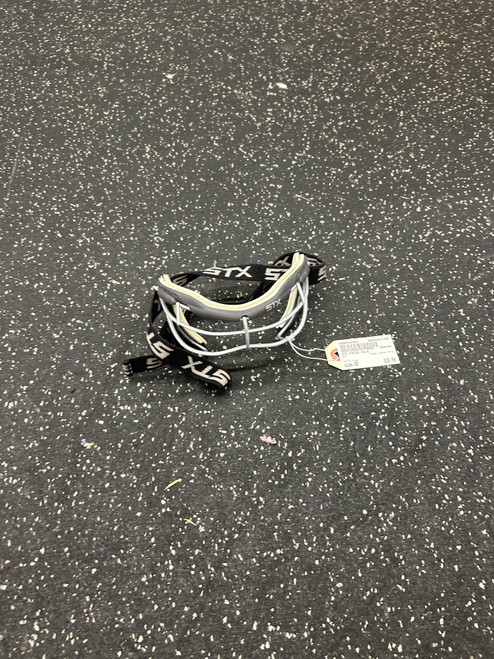 Vist Large View of Product Image Which is Used STX FOCUS XV-S Lacrosse Facial Protect Grey Senior