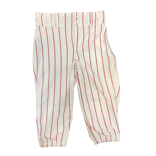Vist Large View of Product Image Which is Used Champro PINSTRIPE KNICKERS BB/SB Pant Boys Red And White MD