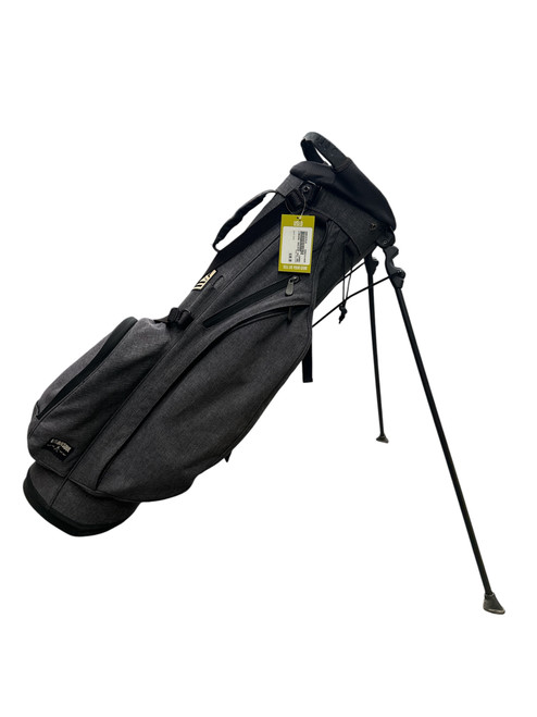 Vist Large View of Product Image Which is Used Linksoul Souldier Men’s Golf Stand Bag - Grey And Black
