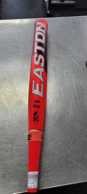 Vist Large View of Product Image Which is Used Easton FIRE FLEX EXTENDED SP19FFE BB/SB Slowpitch Bat 34"