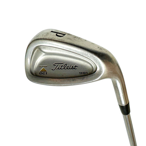 Vist Large View of Product Image Which is Used Titleist DCI 981 Men's RH Pitching Wedge Stiff Flex Steel Shaft