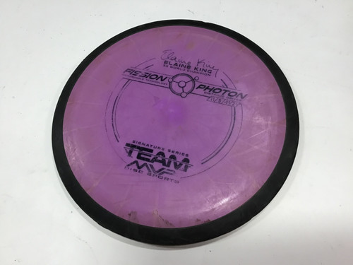 Vist Large View of Product Image Which is Used MVP FISSION PHOTON Disc Golf Driver Purple 176g