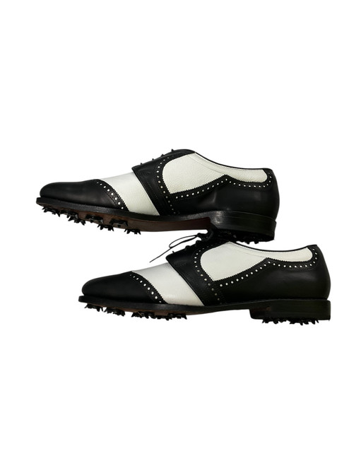 Vist Large View of Product Image Which is Used Allen Edmonds Mens Golf Shoes Black Senior 12