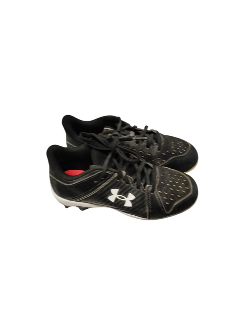Vist Large View of Product Image Which is Used Under Armour LEAD OFF BB/SB Cleats Black Junior 03