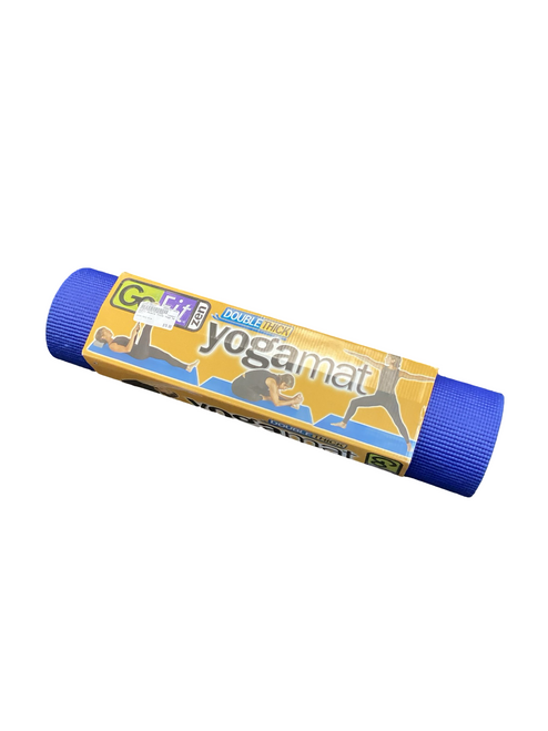 Vist Large View of Product Image Which is Used GoFit Yoga Mat Navy Blue