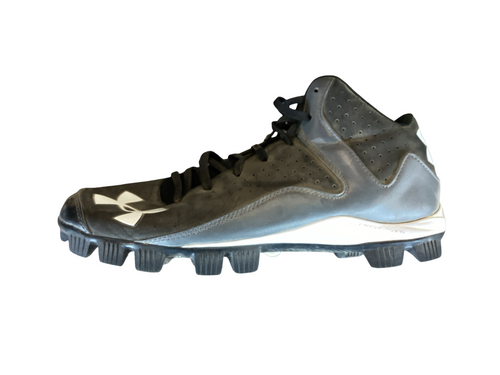 Vist Large View of Product Image Which is Used Under Armour BB CLEATS BB/SB Cleats Black Senior 9