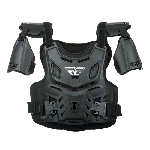 Vist Large View of Product Image Which is New Fly Racing Revel Roost Offroad CE Motocross Guard- Youth Black
