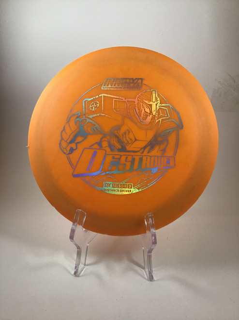 Vist Large View of Product Image Which is Used Innova DX DESTROYER Disc Golf Driver Orange 172g