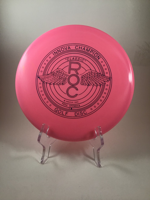 Vist Large View of Product Image Which is Used Innova STAR CLASSIC ROC Disc Golf Putter Pink 173g