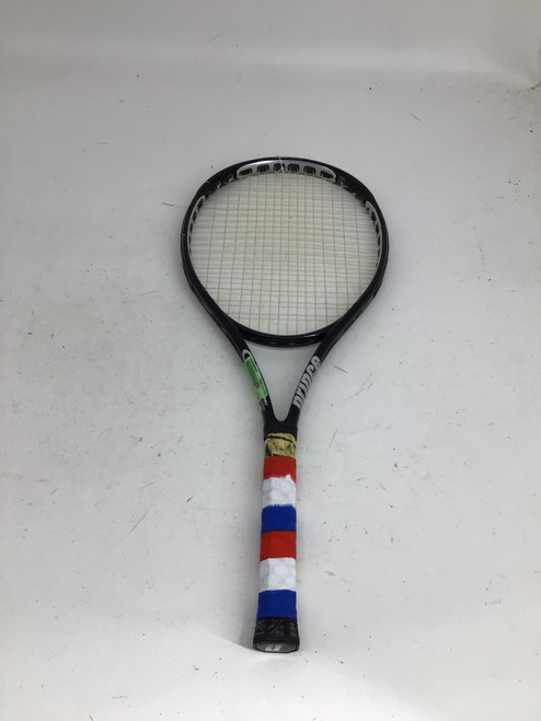 Vist Large View of Product Image Which is Used Prince 03 SPEEDPORT 4 1/4 RACQUET Adult Tennis Racquet Black 4 1/4"
