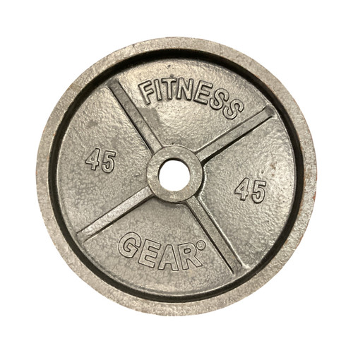 Gear Fitness Olympic Plate (Each) 45 lb Vist Large View of Product Image Which is Gear Fitness Olympic Plate (Each) 45 lb