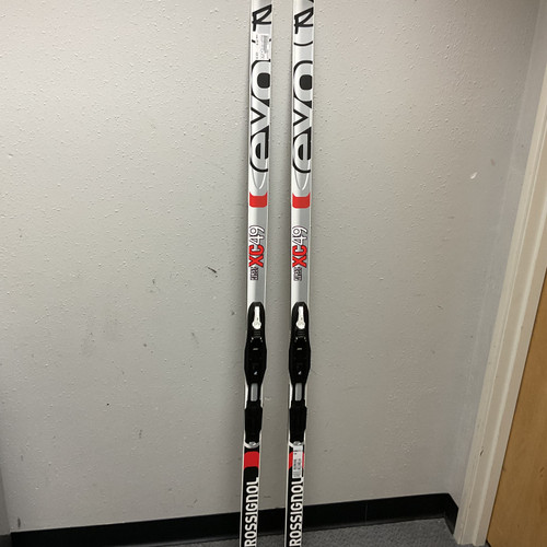 Vist Large View of Product Image Which is Used Rossignol EVO XC 49 Womens XC Ski/Binding 176 cm