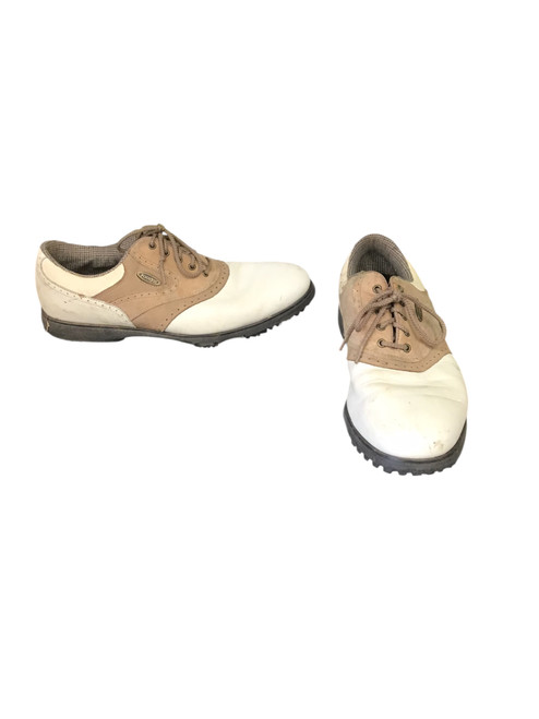 Vist Large View of Product Image Which is Used Foot Joy Mens Golf Shoes White Senior 10