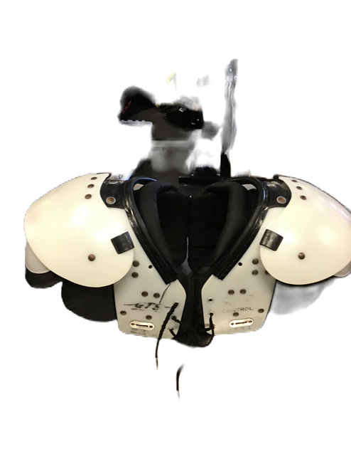 Vist Large View of Product Image Which is Used IMPACT CONTROL FB Shoulder Pads White LG